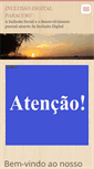 Mobile Screenshot of inclusaodigitalparacuru.webnode.com.br