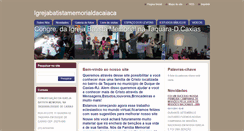 Desktop Screenshot of igrejabatistamemorialdacaiaca.webnode.com.br