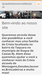 Mobile Screenshot of igrejabatistamemorialdacaiaca.webnode.com.br