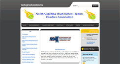 Desktop Screenshot of nchighschooltennis.webnode.com