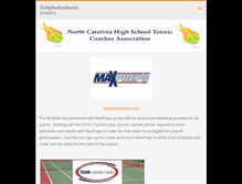 Tablet Screenshot of nchighschooltennis.webnode.com