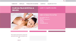Desktop Screenshot of flordapeleesteticaebeleza.webnode.com.br