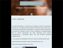 Tablet Screenshot of clam-contatolivre.webnode.com.br