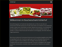 Tablet Screenshot of kohlerhof.webnode.com