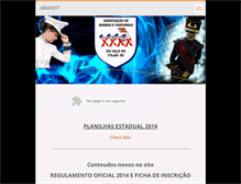 Tablet Screenshot of abafavi.webnode.com.br
