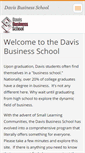 Mobile Screenshot of davisschoolofbusiness.webnode.com