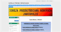 Desktop Screenshot of iprjaniopolis.webnode.com.br