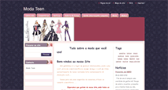 Desktop Screenshot of moda-teen.webnode.com.br