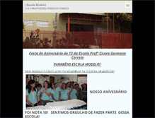 Tablet Screenshot of escolamodelo-sempre.webnode.com.br