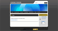 Desktop Screenshot of korenkopigeons.webnode.sk