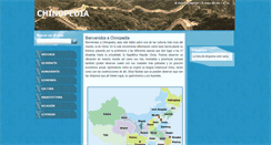 Desktop Screenshot of chinopedia.webnode.es