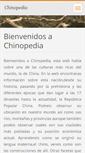 Mobile Screenshot of chinopedia.webnode.es