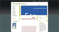 Desktop Screenshot of haremadhavdayal.webnode.com