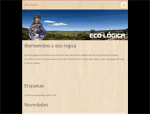 Tablet Screenshot of eco-logica.webnode.es