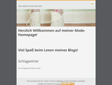 Tablet Screenshot of modeselina.webnode.com