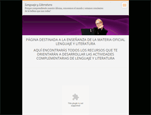 Tablet Screenshot of lenguajeyliteratura.webnode.es