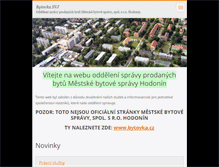 Tablet Screenshot of bytovka.webnode.cz