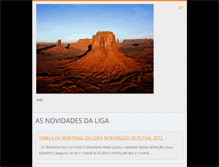 Tablet Screenshot of liganovaacao.webnode.com