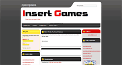 Desktop Screenshot of insertgames.webnode.com