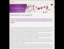 Tablet Screenshot of facts-about-malaria.webnode.com