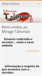 Mobile Screenshot of miragetalisman.webnode.com.br