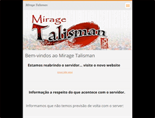 Tablet Screenshot of miragetalisman.webnode.com.br