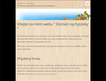 Tablet Screenshot of domaci-vychytavky.webnode.cz