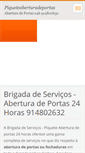 Mobile Screenshot of piqueteaberturadeportas.webnode.pt