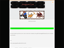 Tablet Screenshot of joguela.webnode.com.br