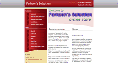 Desktop Screenshot of farheenselection.webnode.com