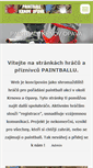 Mobile Screenshot of paintball-krnov.webnode.cz