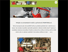 Tablet Screenshot of paintball-krnov.webnode.cz