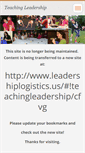 Mobile Screenshot of leadershipteacher.webnode.com