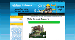 Desktop Screenshot of ankaracatitamiri.webnode.com.tr