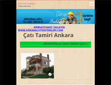 Tablet Screenshot of ankaracatitamiri.webnode.com.tr