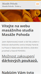 Mobile Screenshot of masaze-pohoda.webnode.cz