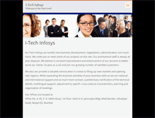 Tablet Screenshot of itechinfosys.webnode.com