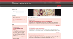 Desktop Screenshot of cheap-ralph-lauren.webnode.com