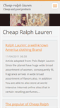 Mobile Screenshot of cheap-ralph-lauren.webnode.com