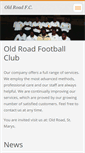 Mobile Screenshot of oldroadfootballclub.webnode.com