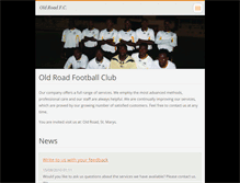 Tablet Screenshot of oldroadfootballclub.webnode.com