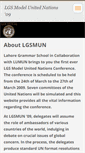 Mobile Screenshot of lgsmun.webnode.com