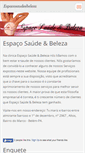 Mobile Screenshot of espacosaudeebeleza.webnode.com