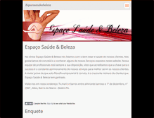 Tablet Screenshot of espacosaudeebeleza.webnode.com