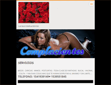Tablet Screenshot of lasmascomplacientes.webnode.com.ar