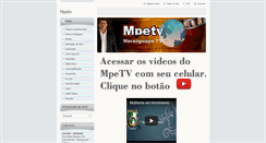 Desktop Screenshot of mpetv.webnode.com
