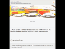 Tablet Screenshot of monacoautoescola.webnode.com.br