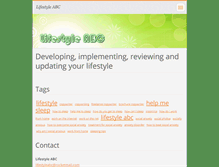 Tablet Screenshot of lifestyleabc.webnode.com