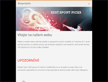 Tablet Screenshot of bestsportpicks.webnode.cz