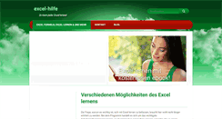 Desktop Screenshot of excel-hilfe.webnode.com